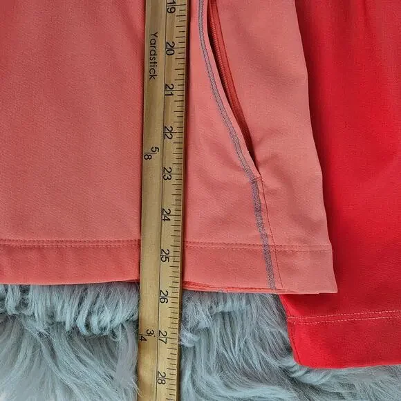 Columbia Softshell Fleece Jacket Coral Zip Up Outdoor Hiking Winter Fall Medium - Picture 10 of 11
